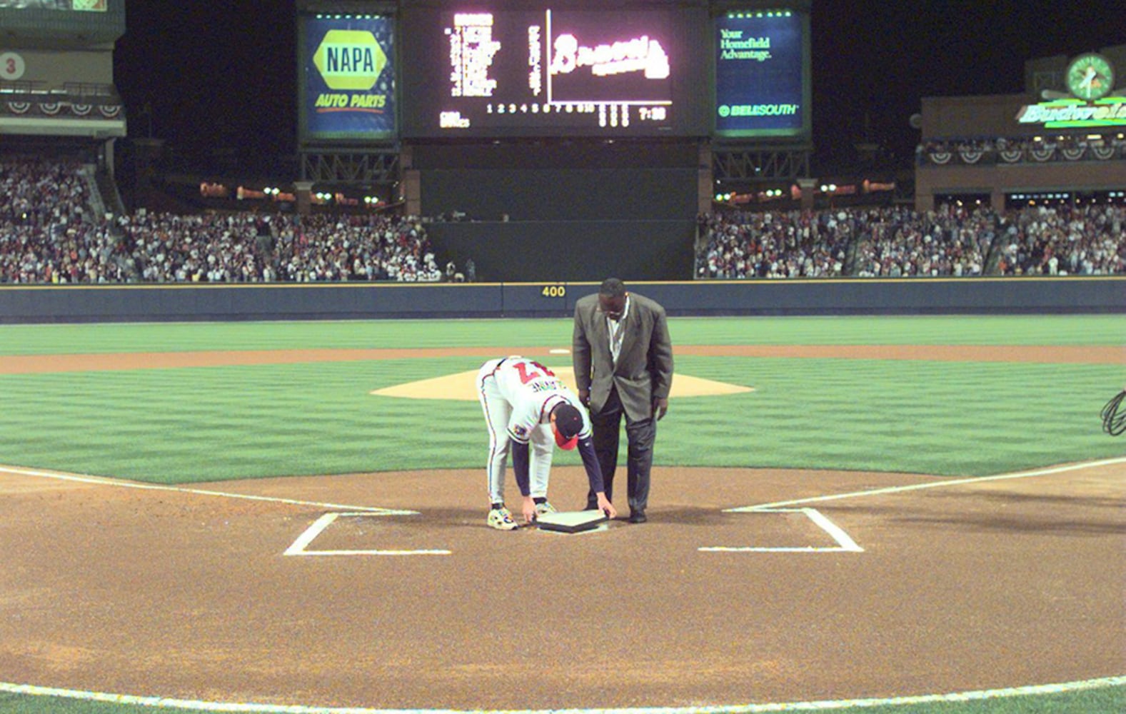 Turner Field's first Opening Day: April 4, 1997