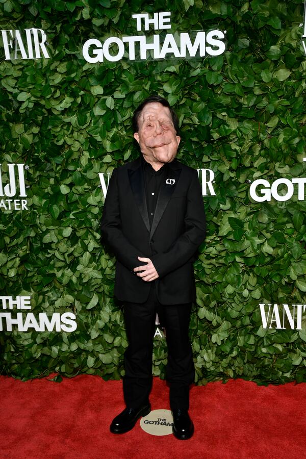 Adam Pearson attends The Gothams Film Awards at Cipriani Wall Street on Monday, Dec. 2, 2024, in New York. (Photo by Evan Agostini/Invision/AP)