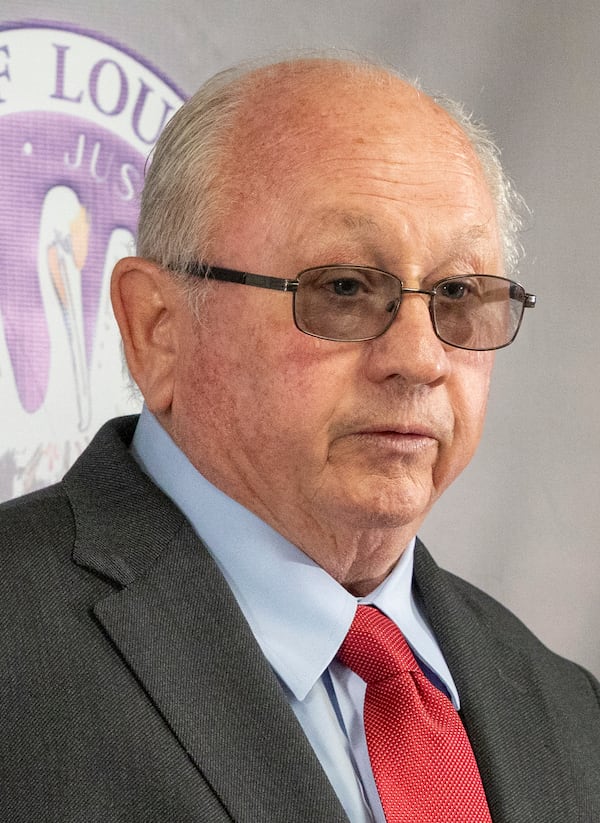 Darrel Vannoy, the warden of Louisiana State Penitentiary, addresses the media as he confirms the execution of Jessie Hoffman Jr., is moving forward Tuesday, March 18, 2025, in Angola, La. Hoffman was convicted in the 1996 murder of Mary "Molly" Elliott. (Chris Granger/The Times-Picayune/The New Orleans Advocate via AP)