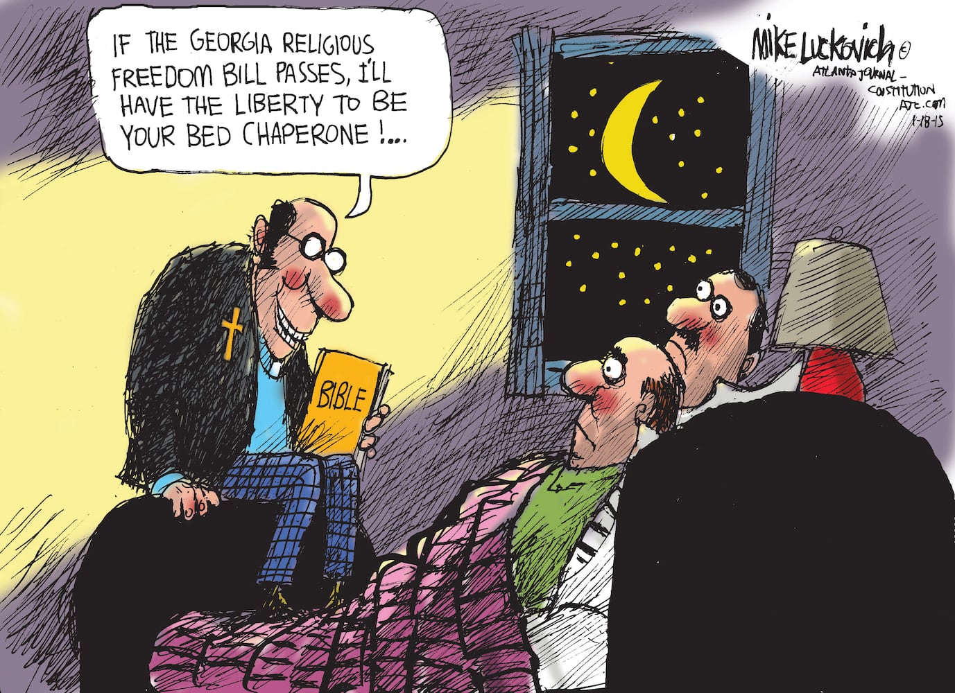 Mike Luckovich: Good night, sleep tight