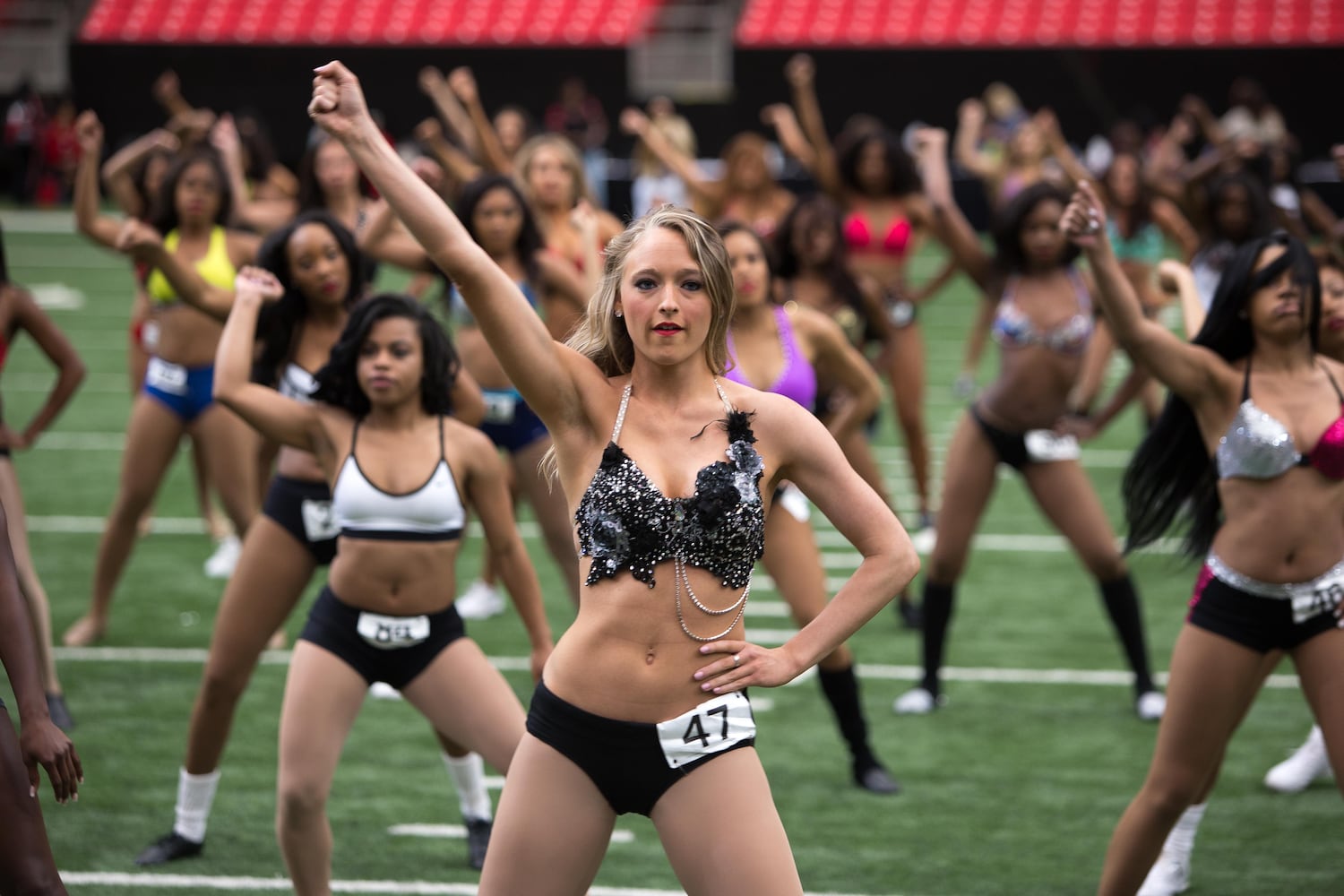 Atlanta Falcons cheerleader tryouts