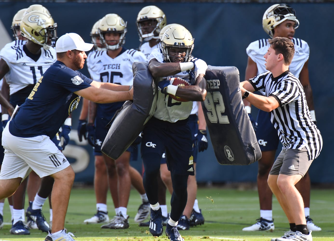 Georgia Tech football practice photo