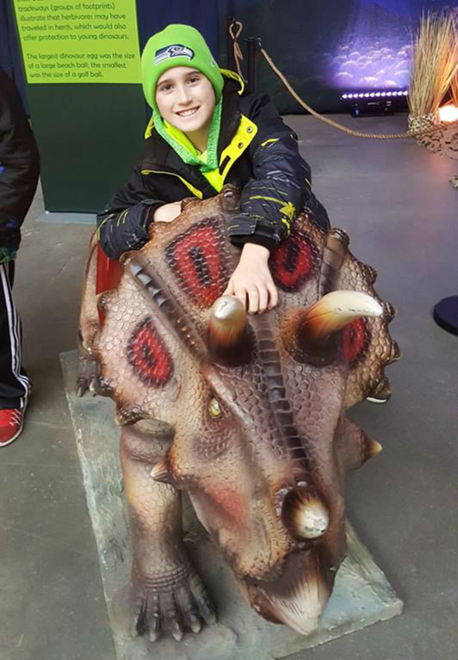 Corey Brown, 13, is pictured in an undated family photo wearing the hat and coat he wore when he left his home in Marshalltown, Iowa, the night of Tuesday, Jan. 22, 2019. The teen's body was found more than four days later in a secluded area of the city about 1.5 miles from his house. Police officials said there were no signs of foul play in the teen's disappearance and death.