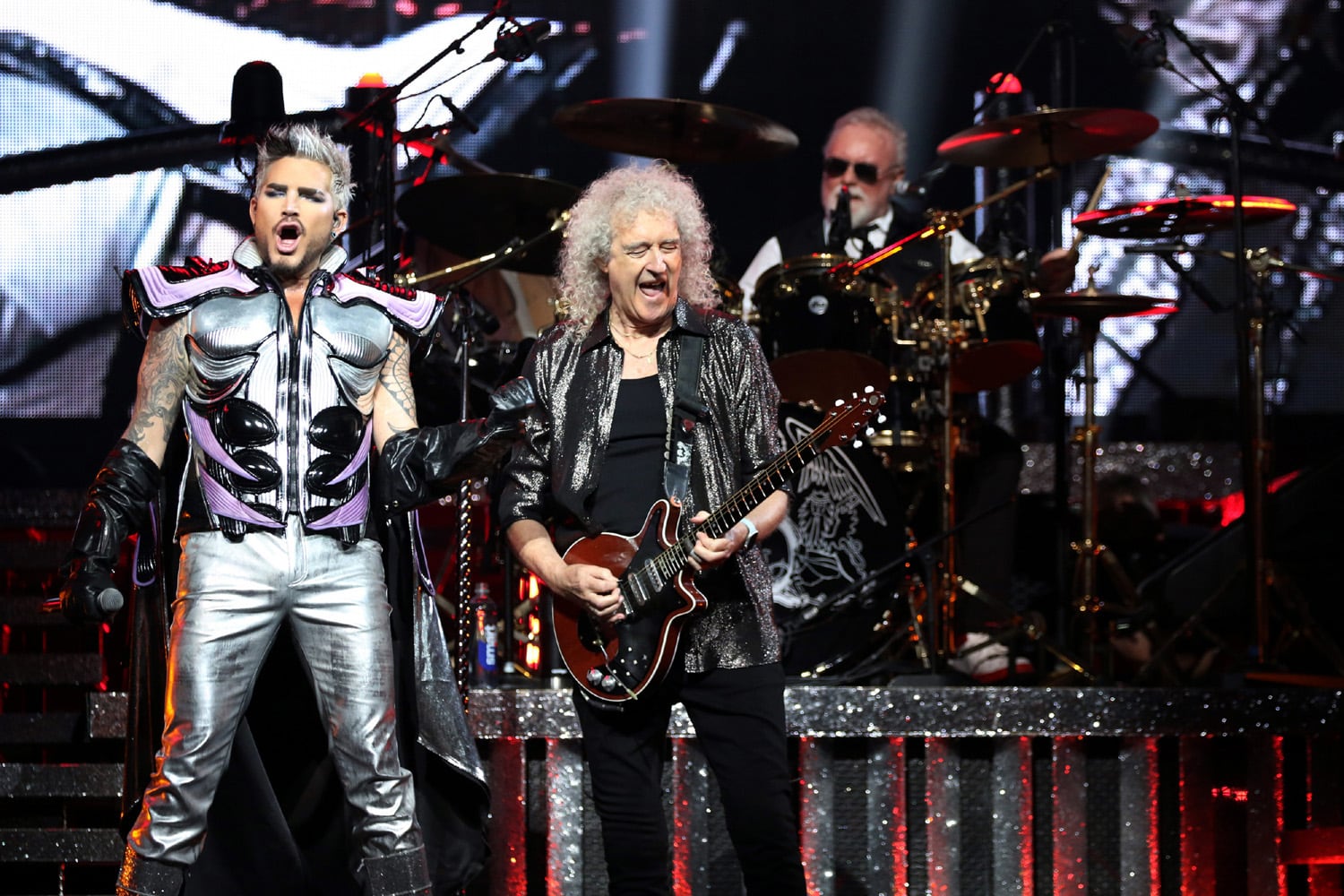 Queen + Adam Lambert rocked sold out State Farm Arena on Monday, October 23, 2023.
Robb Cohen for the Atlanta Journal-Constitution