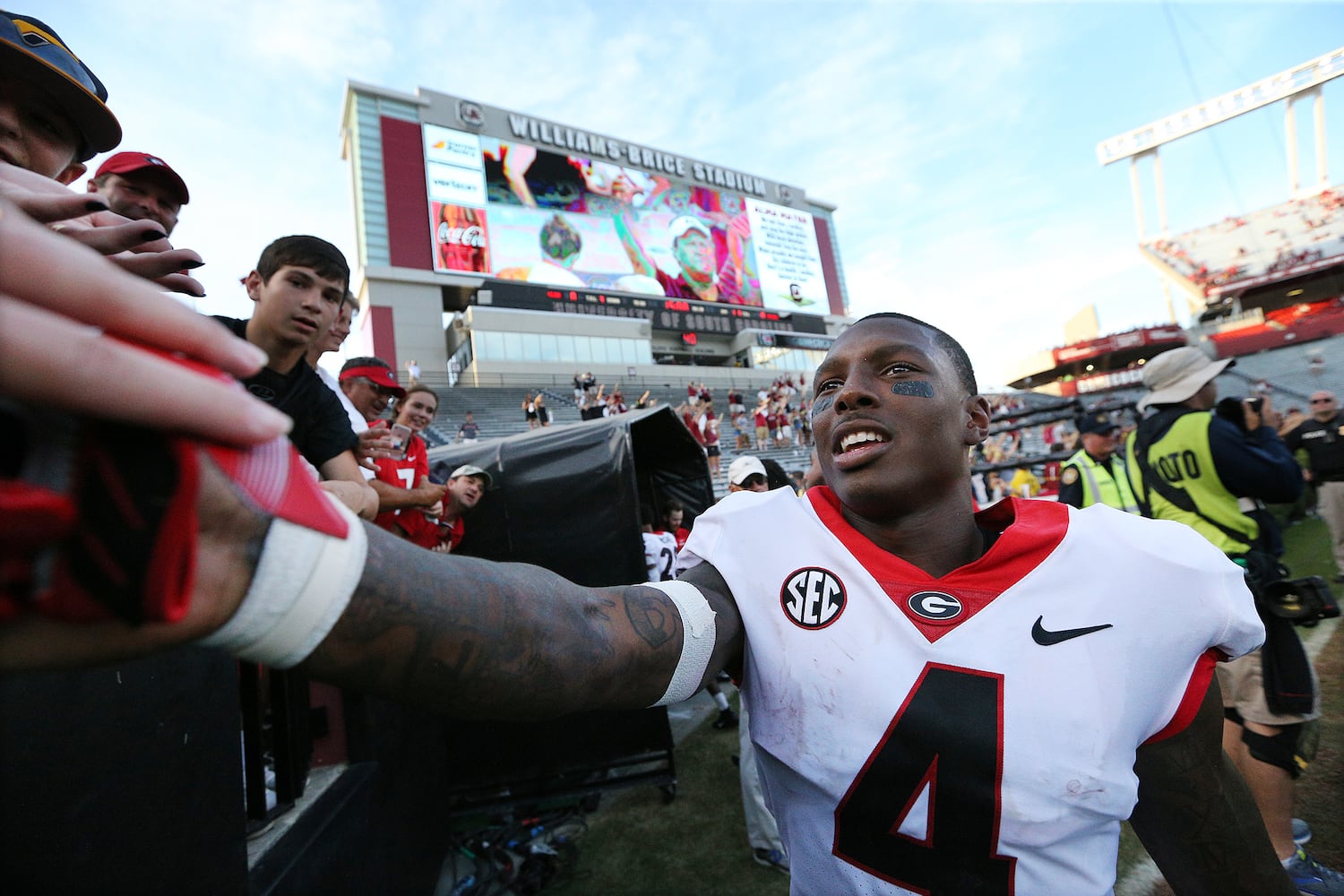 Photos: Bulldogs pull away from South Carolina