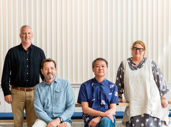 Dan Jacobson (from left), Tony Riffel, Steven Chan and Anne Quatrano of Pancake Social. CONTRIBUTED BY HENRI HOLLIS