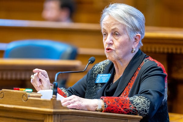 State Sen. Nan Orrock, D-Atlanta, said Gov. Brian Kemp and his team “have been rigorously underestimating our revenue.” The result, she said, is "an artificially created surplus." (Arvin Temkar / arvin.temkar@ajc.com)