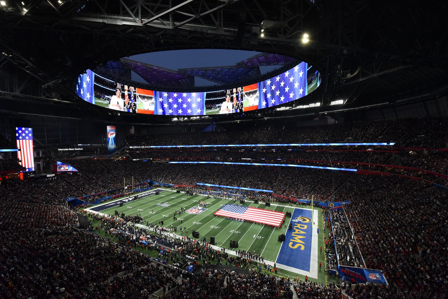 Photos: The Super Bowl scene inside Mercedes-Benz Stadium