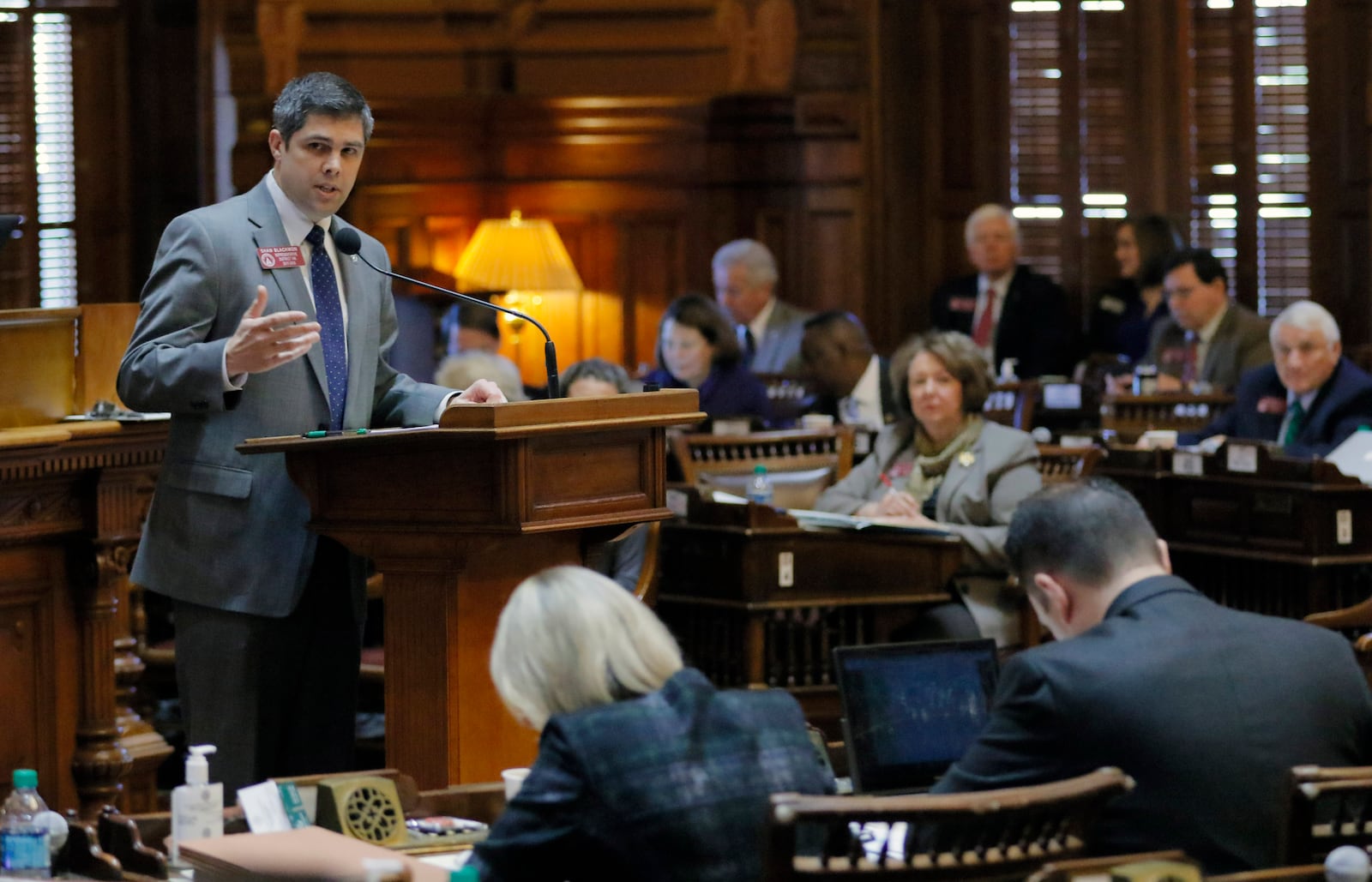 Georgia House Ways and Means Chair Shaw Blackmon, R-Bonaire, will serve as a co-chair of a study panel that will examine the effectiveness of special-interest tax breaks that the General Assembly has handed out in recent years. Blackmon has said lawmakers need to be careful not to eliminate incentives for businesses to create jobs. BOB ANDRES /BANDRES@AJC.COM