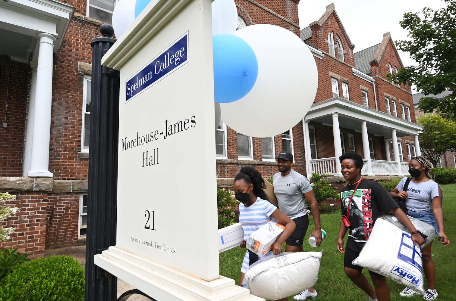 Spelman College move-in photo