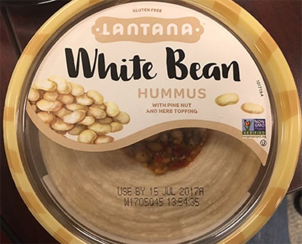 Lantana White Bean Hummus with Pine Nut & Herb Topping is among the House of Thaller hummus products being recalled because of possible contamination.