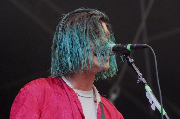 Grouplove singer Christian Zucconi. Photo: Melissa Ruggieri/AJC