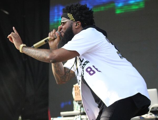 Big K.R.I.T. had many kindred Southern spirits in the crowd. Photo: Melissa Ruggieri/AJC