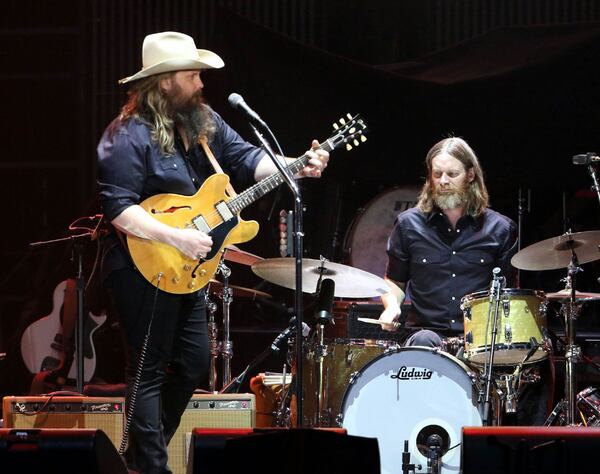 Chris Stapleton shared a bill with country legend George Strait. The lineup entertained over 50,000 fans on Saturday, March 30, 2019 at Mercedes Benz Stadium. Robb Cohen Photography & Video /RobbsPhotos.com