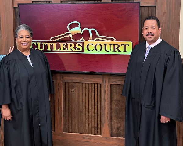 Syndicated judge show "Couples Court with the Cutlers" rents a stage at Georgia Public Broadcasting. RODNEY HO/rho@ajc.com