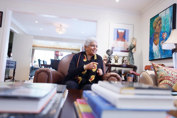 Former Atlanta Mayor Shirley Franklin speaks with an AJC reporter at her home on Monday, January 13, 2025. During this moment, she reflects on her legacy and the significant accomplishments of her time in office.
(Miguel Martinez / AJC)