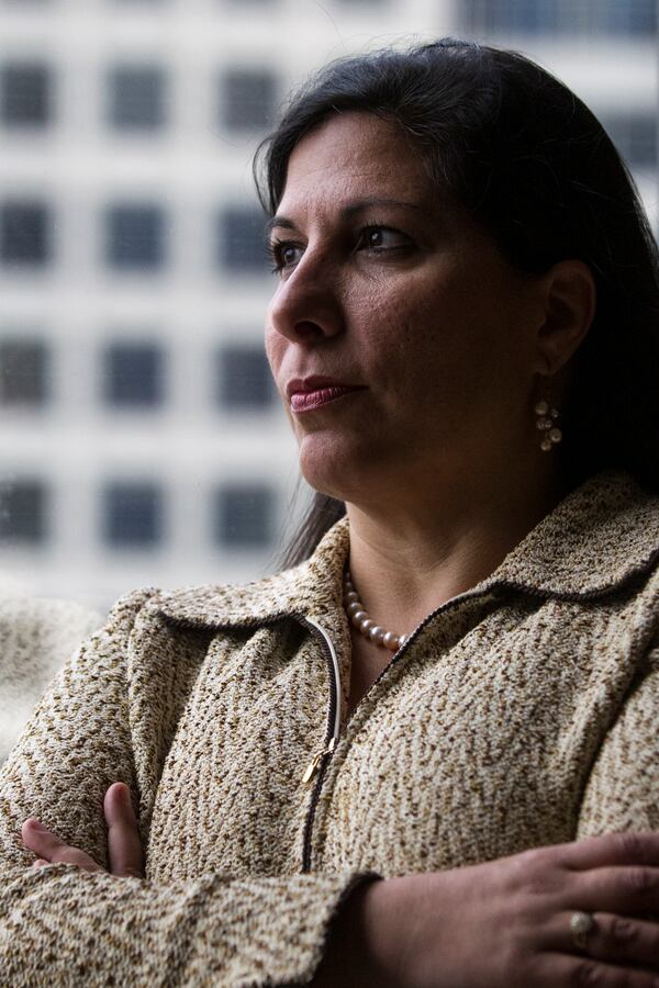 Employment attorney Amanda Farahany, seen here at the offices of Barrett & Farahany, LLP in 2017, helped state Rep. Bee Nguyen draft House Bill 1121, which would strengthen legal rights for sexual harassment victims in Georgia. “This is going to ensure that people who come forward will be protected,” Farahany said. CASEY SYKES / FOR THE AJC