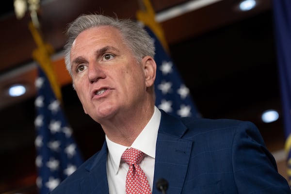 Republicans in the U.S. House will vote today on whether Kevin McCarthy will become House Speaker if the party retakes control of the chamber as is the most likely outcome once all midterm races are settled. (Chris Kleponis/CNP/ZUMA Press Wire/TNS)