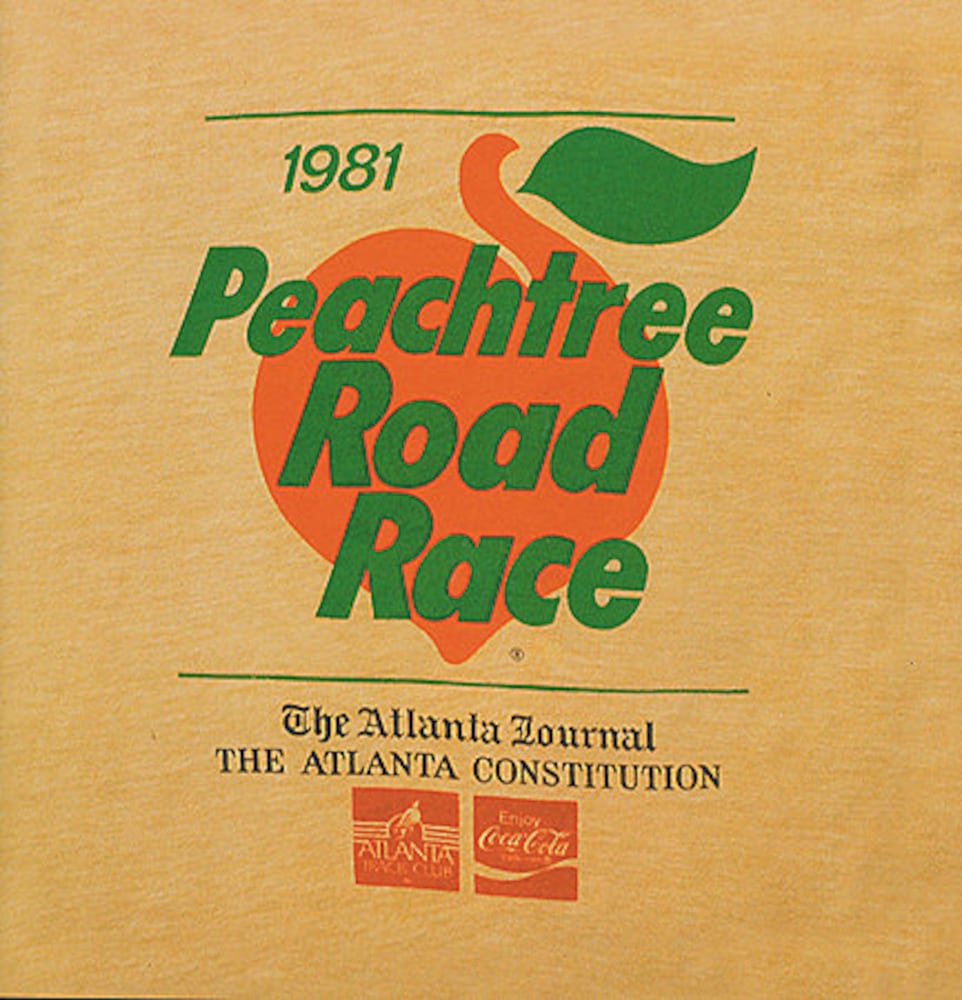 Peachtree Road Race: 1980s T-shirts