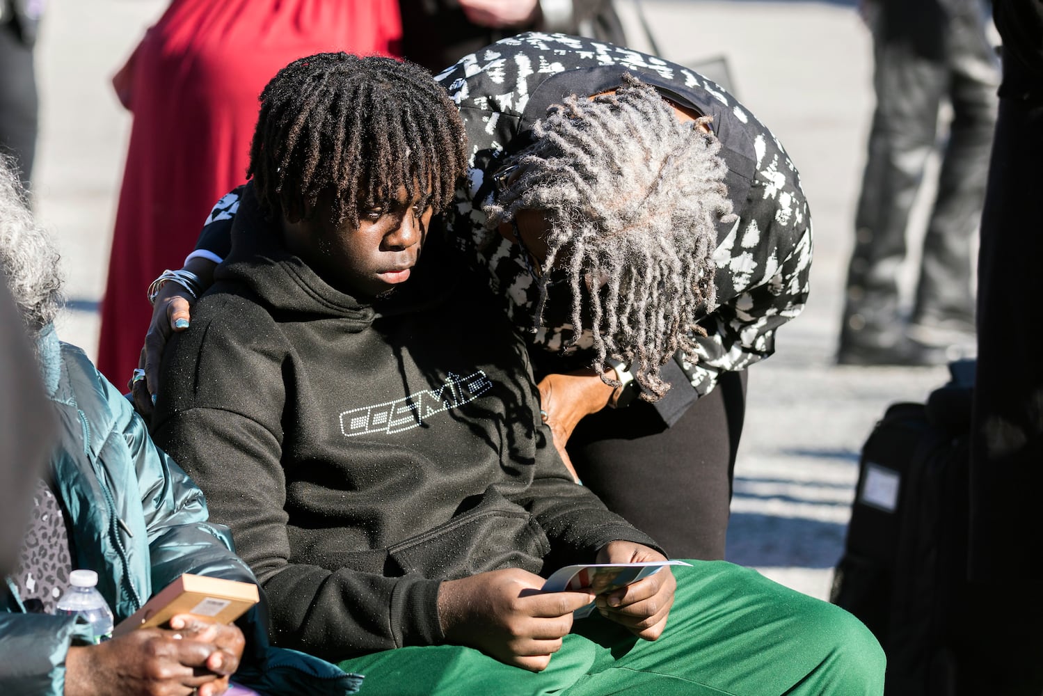 Ceremony to honor the memory of Breonna Moffett, one of three Georgia solders killed in a drone attack in Jordan.