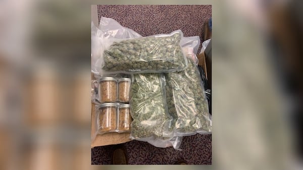 This is a photo of the drugs that the Troup County Sheriff's Office said its narcotics investigators seized during the Monday search warrant.