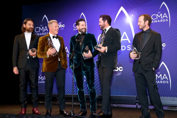 Old Dominion won its first CMA Award. (Photo by Terry Wyatt/Getty Images)