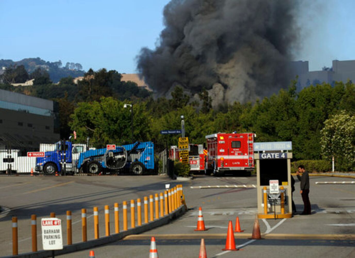 Fire at Universal Studios