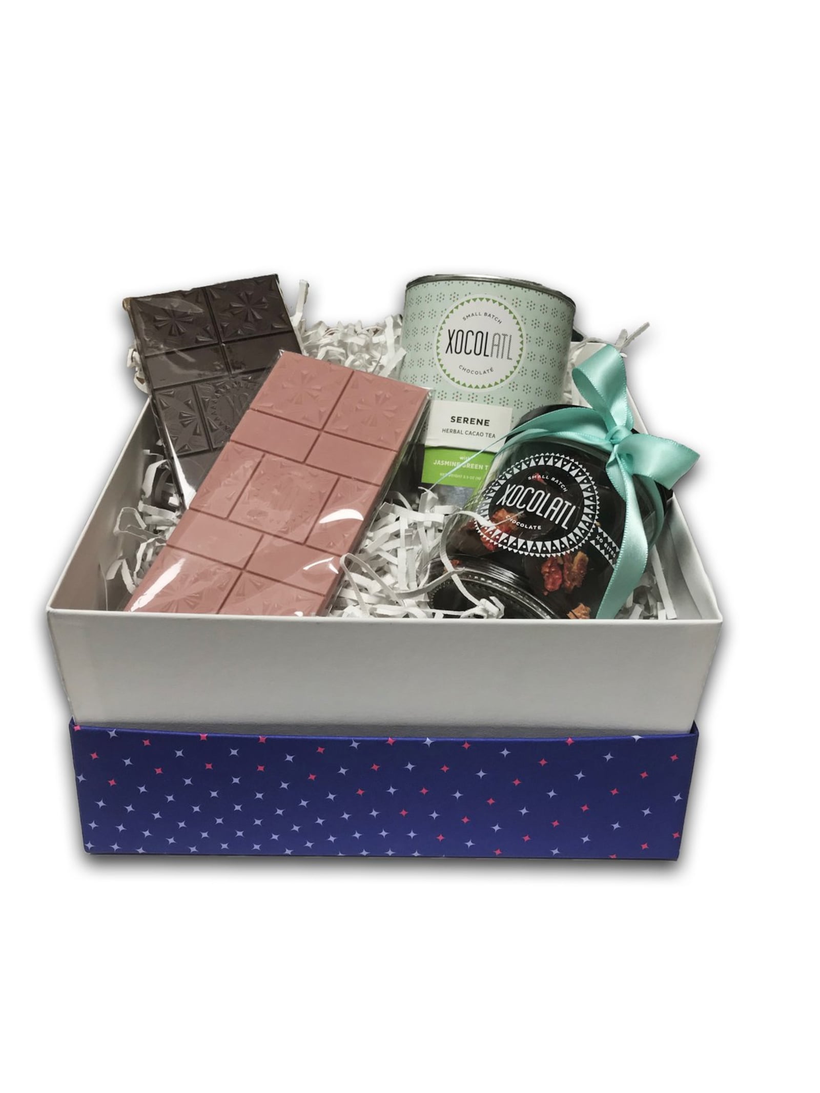 Present her with a palate-pleasing gift like a special Mother’s Day chocolate gift box. Contributed by Xocolatl Small Batch Chocolate