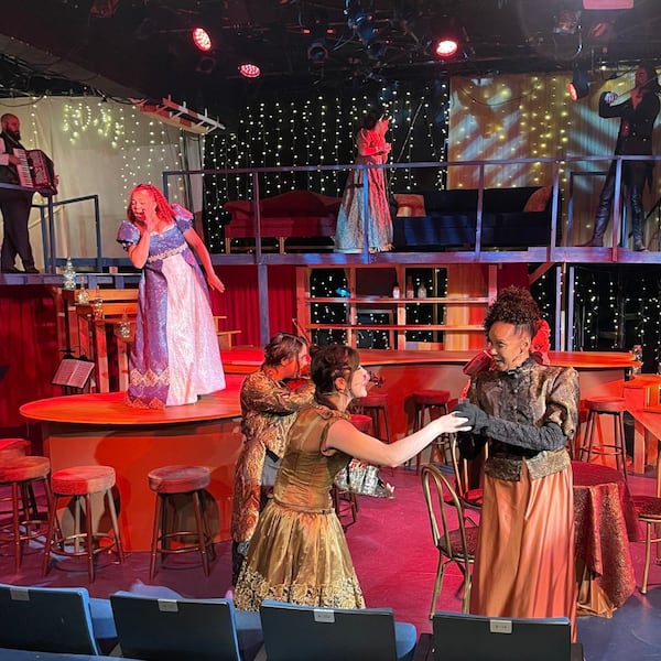 "Natasha, Pierre and The Great Comet of 1812" earned 12 Tony Award nominations and won two of them in 2017. Horizon Theatre's production run through Nov. 26. Photo: Courtesy of Horizon Theatre