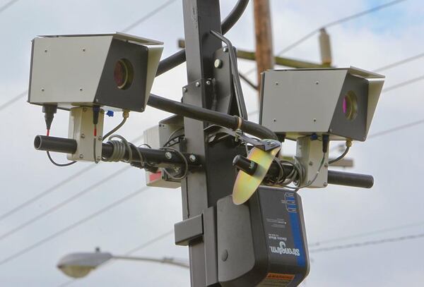 Automated speed detection cameras would be permitted to identify speeding motorists in school zones under an ordinance before the Roswell City Council. AJC FILE