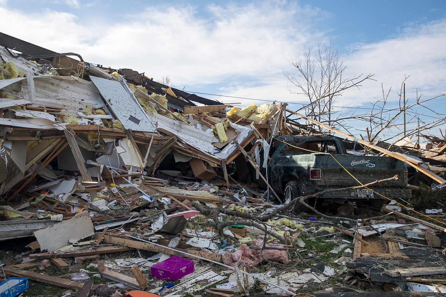 Photos: Tornado and wind damage in Georgia and Alabama