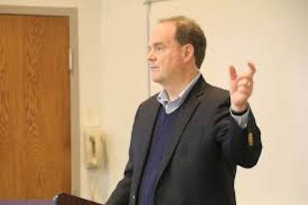 U.S. District Court Judge Timothy Corrigan at the University of Georgia School of Law earlier this year. (University of Georgia School of Law)