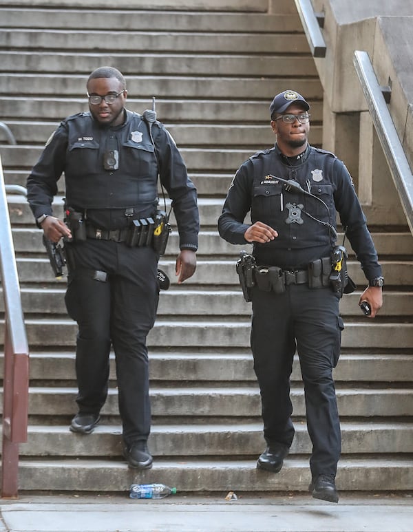 Marcus Todd (left) and Willie Adams said they had no time to think when they saw the vehicle in flames. They had to get its unconscious driver out.