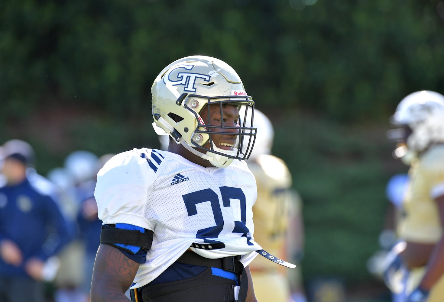 Photos: Georgia Tech puts on the pads at spring practice