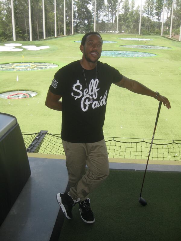 Ludacris will demonstrate his skills Topgolf. Photo: Rob Kremer