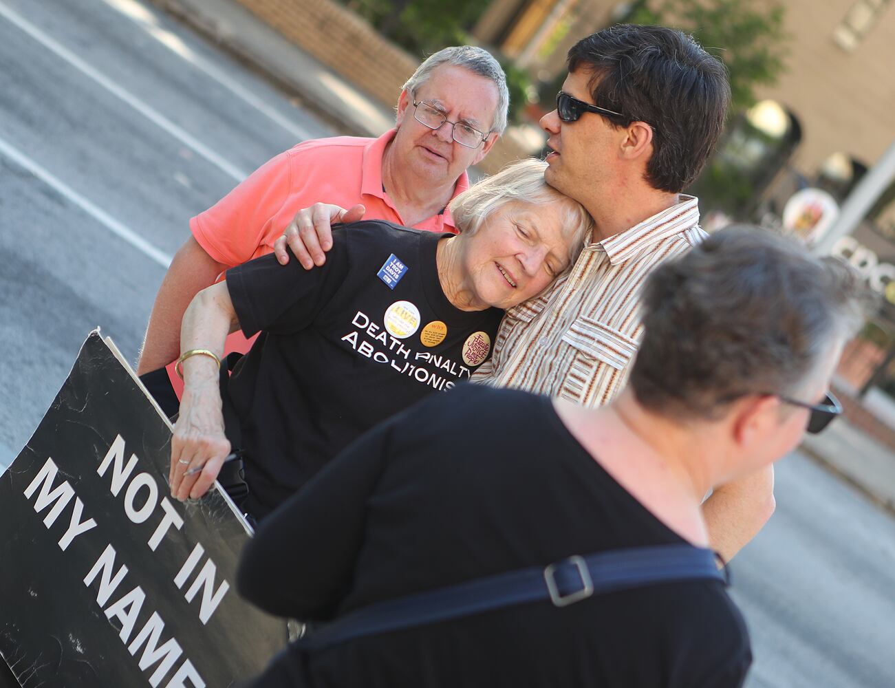 Death penalty protest at Georgia Capitol