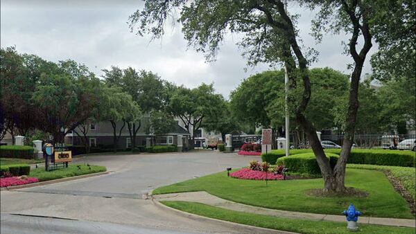 Pictured in an April 2019 Street View image are the Atera Apartments, where Joshua Brown, 28, was shot and killed Friday, Oct. 4, 2019. Brown was a key witness in the trial of ex-Dallas cop Amber Guyger, who killed Botham Jean last fall.