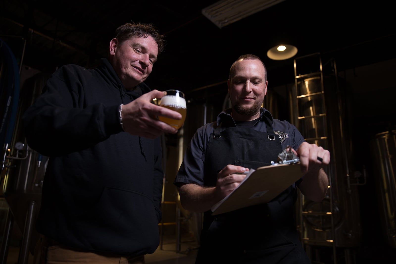 Former teachers Thomas Monti and Justin Waller are the owners of Schoolhouse Brewing in Marietta. CONTRIBUTED BY SCHOOLHOUSE BREWING