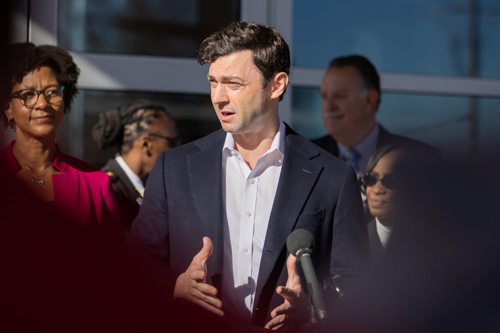 U.S. Sen. Jon Ossoff, D-Ga., has two events today in the state - one in Augusta, the other in Milledgeville to discuss resources to expand access to preschool. (Arvin Temkar / arvin.temkar@ajc.com)