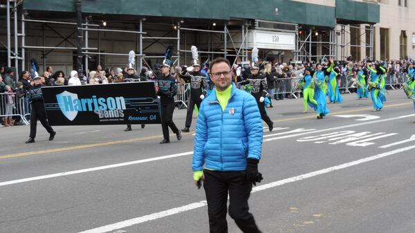 The Harrison High School Marching Band from Kennesaw performed Thursday, Nov. 24, 2016 in the Macy's Thanksgiving Day Parade.