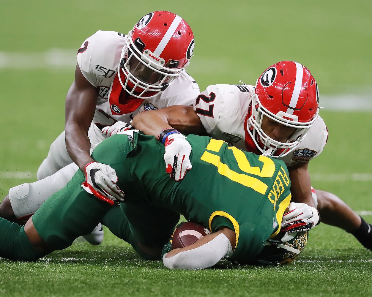 Photos: Bulldogs are too much for Baylor in Sugar Bowl