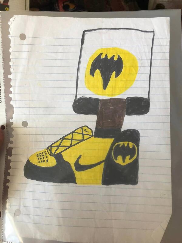 Elijah Rutland, a renowned shoe artist and Macon native, began sketching pictures of shoes when he was in elementary school. COURTESY