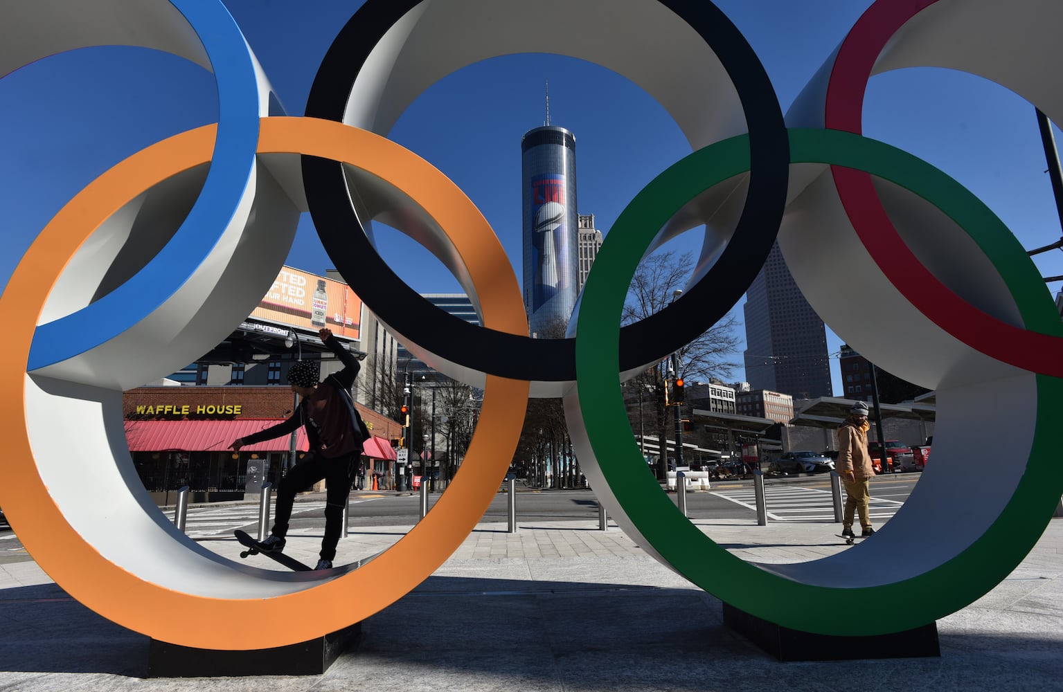 Photos: See how Atlanta's landmarks have been prepped for Super Bowl 53