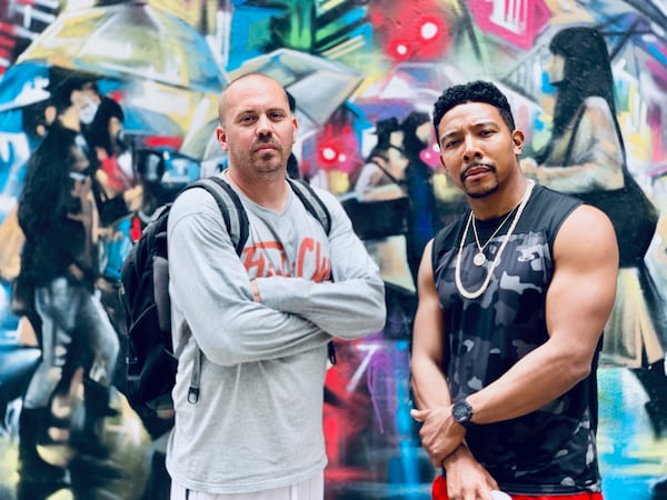 Netflix show "Sneakerheads" was created by Westminster grad Jay Longino (left) and stars Allen Maldonado (right). Credit: Netflix