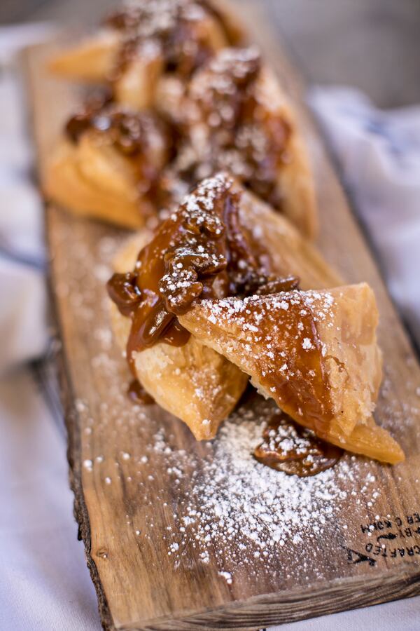  Milton’s Cuisine & Cocktails is offering a special prix fixe Father’s Day brunch. including sticky toffee pecan beignets (shown here)./ Photo credit: Heidi Geldhauser