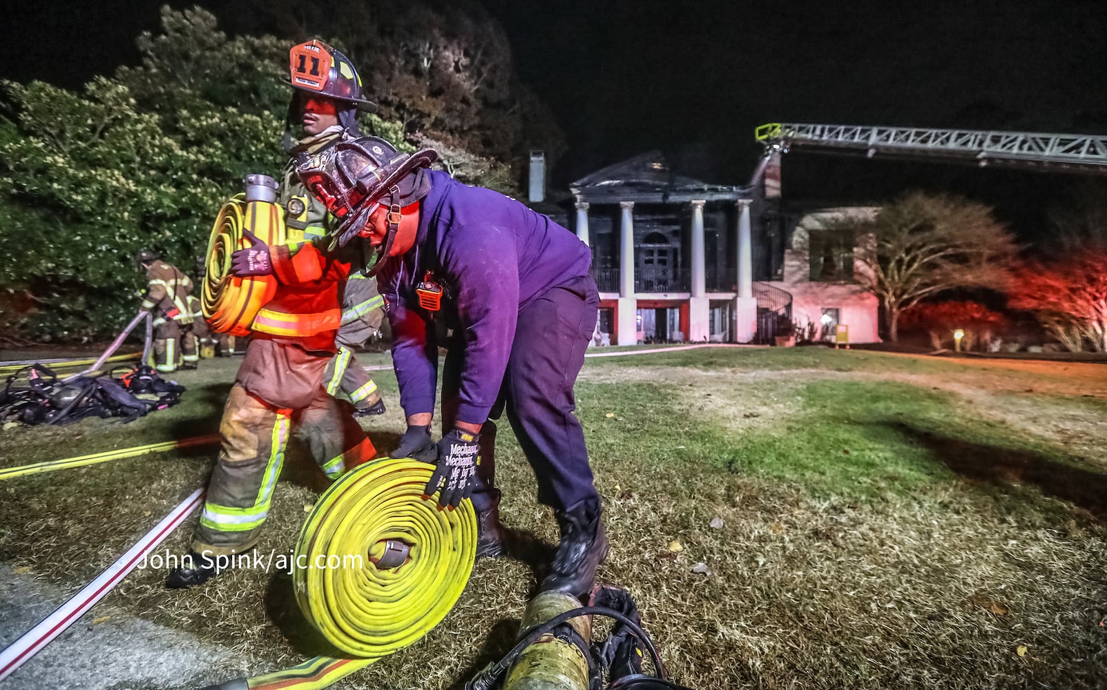 Stone Mountain Park Dickey House fire