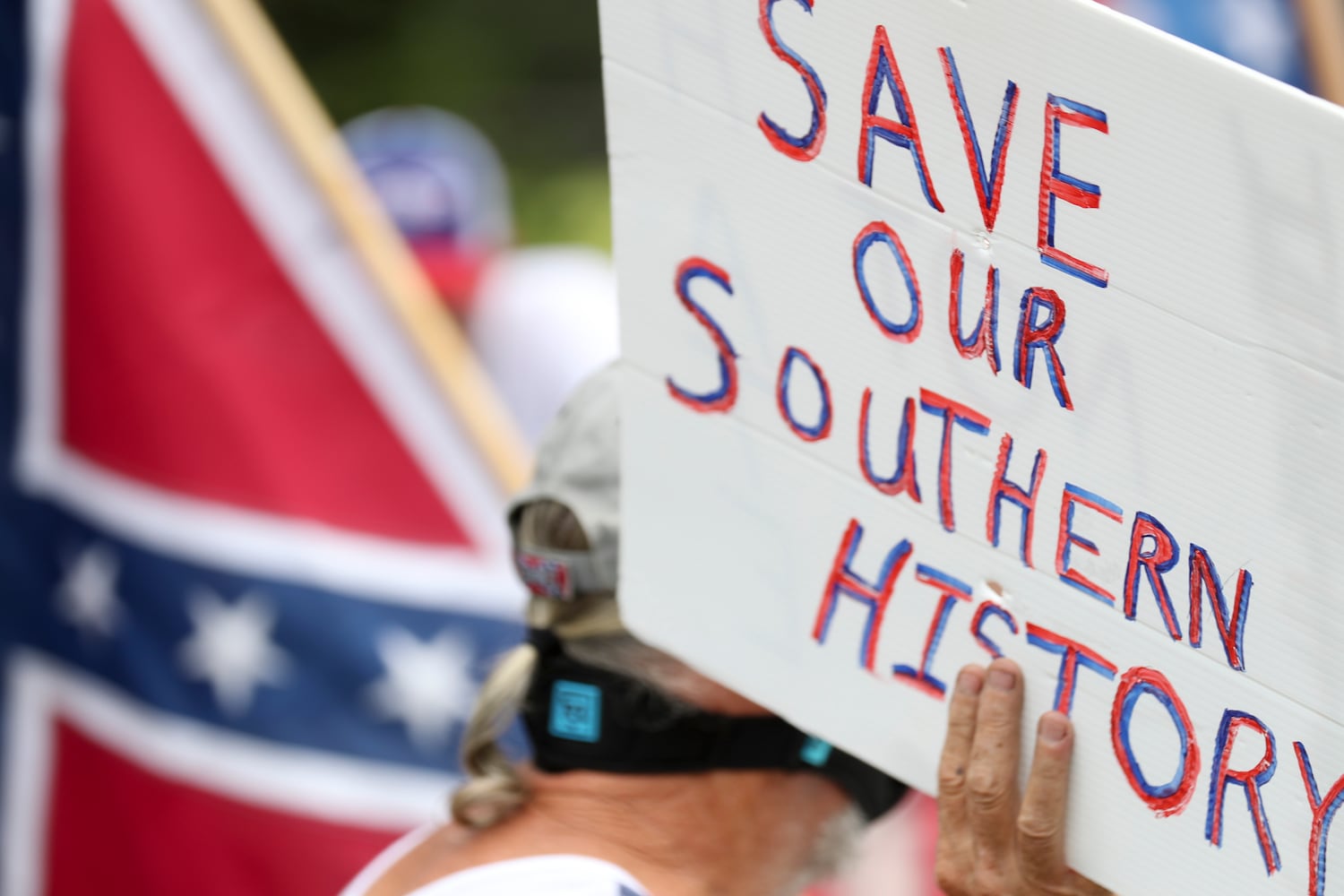 Stone mountain protest