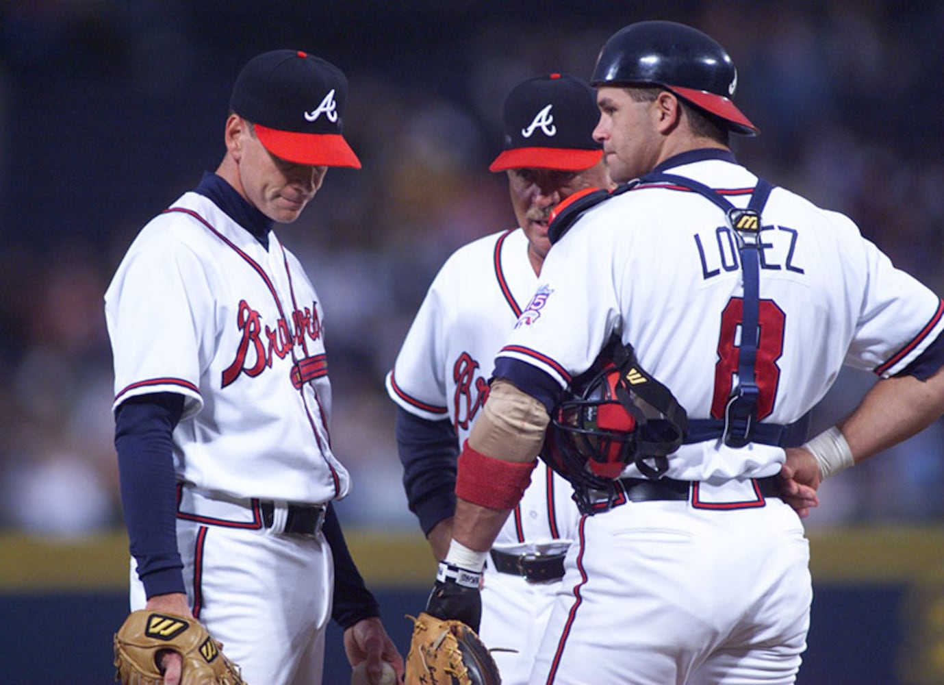 Lopez played for the Atlanta Braves from 1992-2003