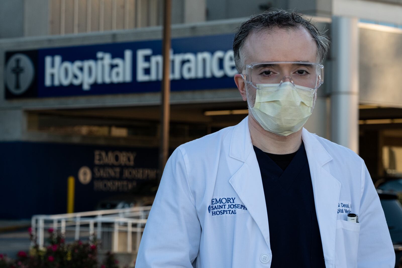 File photo of Dr. Dhaval Desai, director of hospital medicine at Emory St. Joseph’s Hospital.  Ben Gray for the Atlanta Journal-Constitution