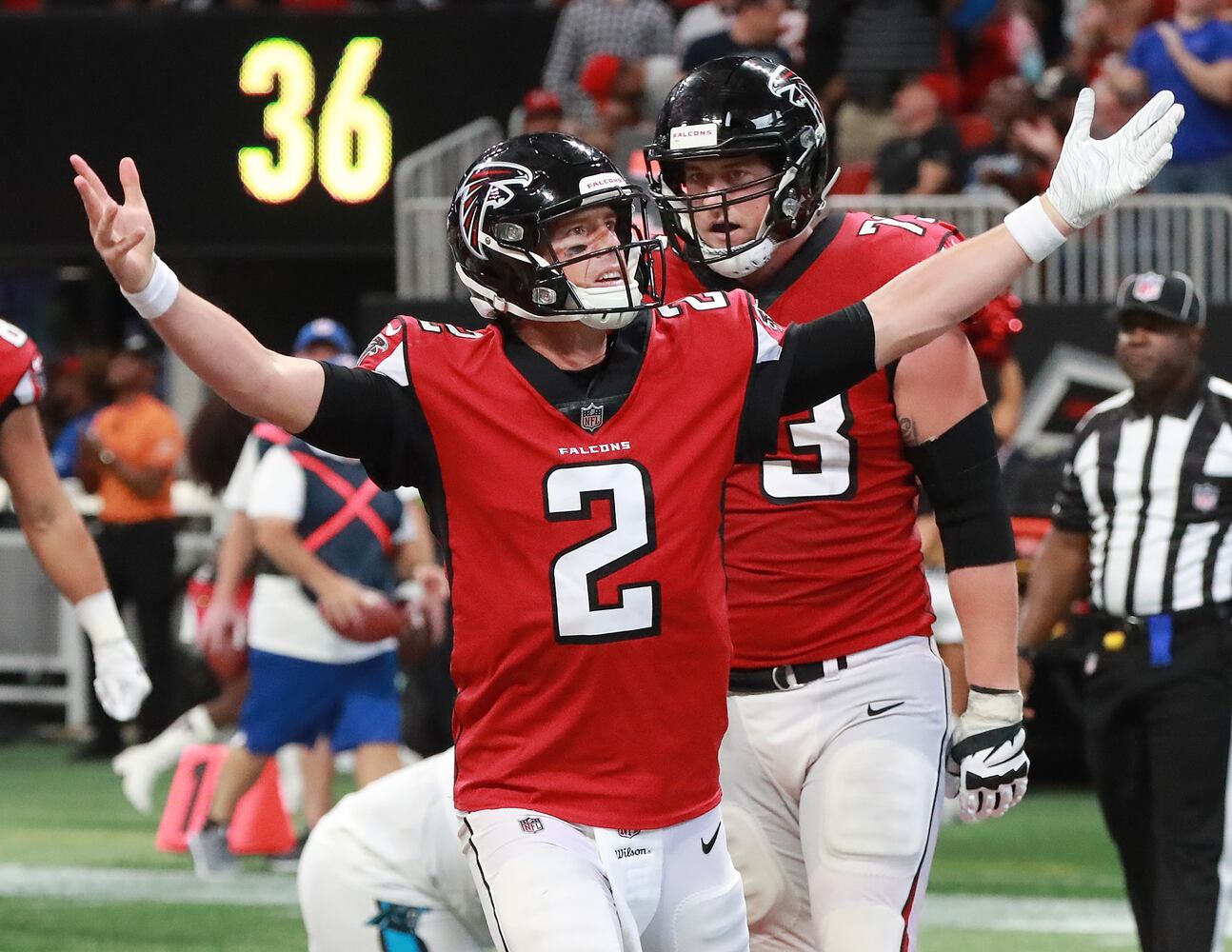 Photos: Falcons defeat Panthers, 31-24